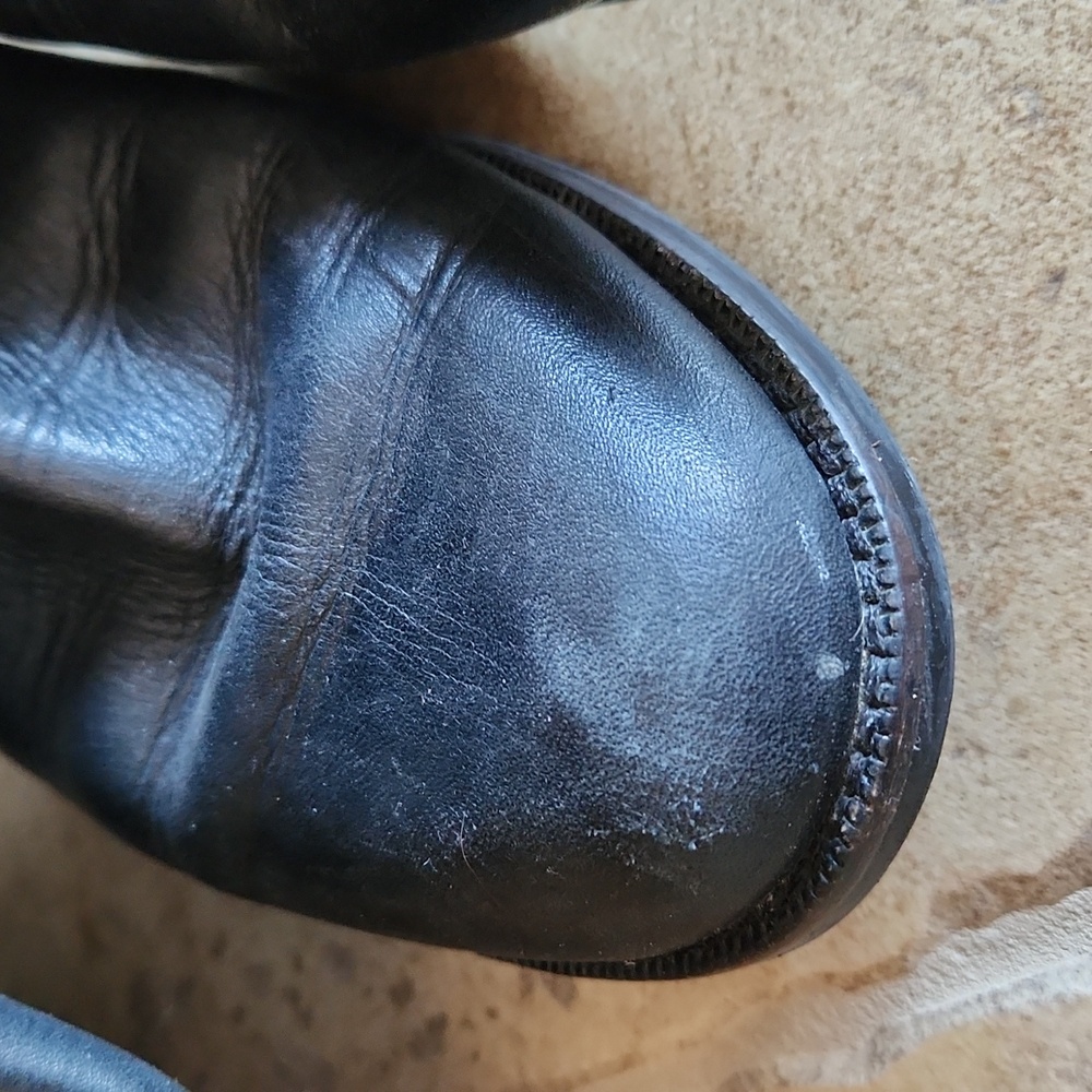 Ralph Lauren black and tan riding boots size 7.5 - Picture 6 of 16